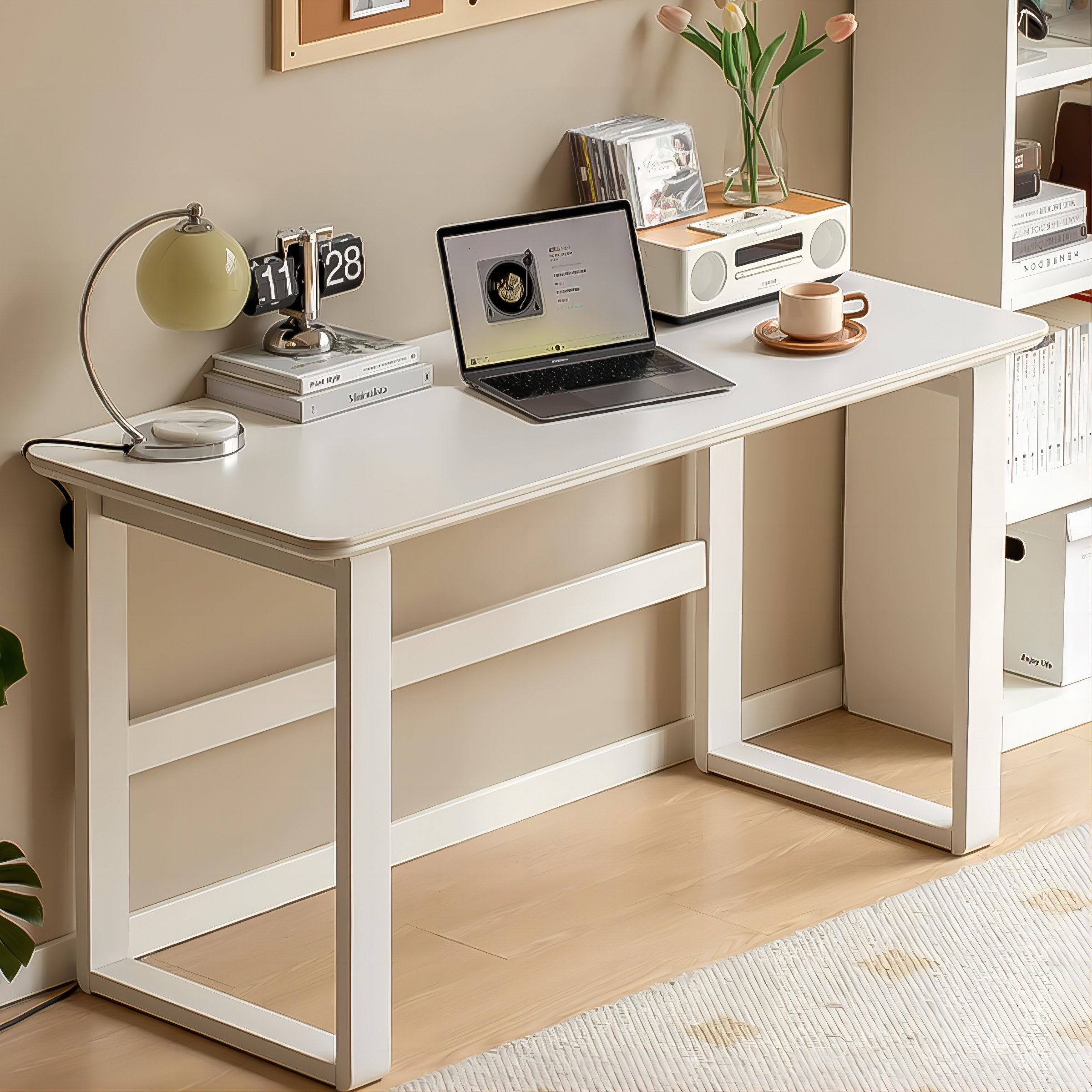 Everly Quinn Pantanella Rectangle Writing Desk Wayfair